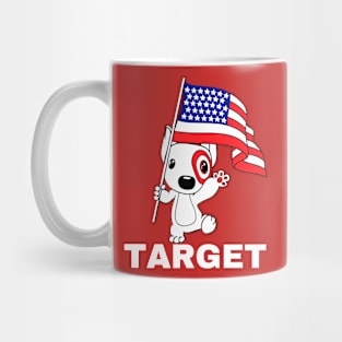 American Flag Dog Team Member Mug